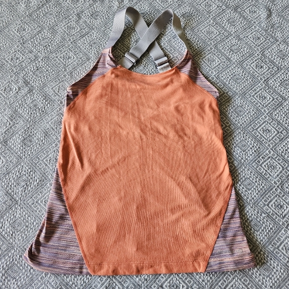 Merrell Lithos Tank Orange and Purple With Built-in Bra - Picture 3 of 16